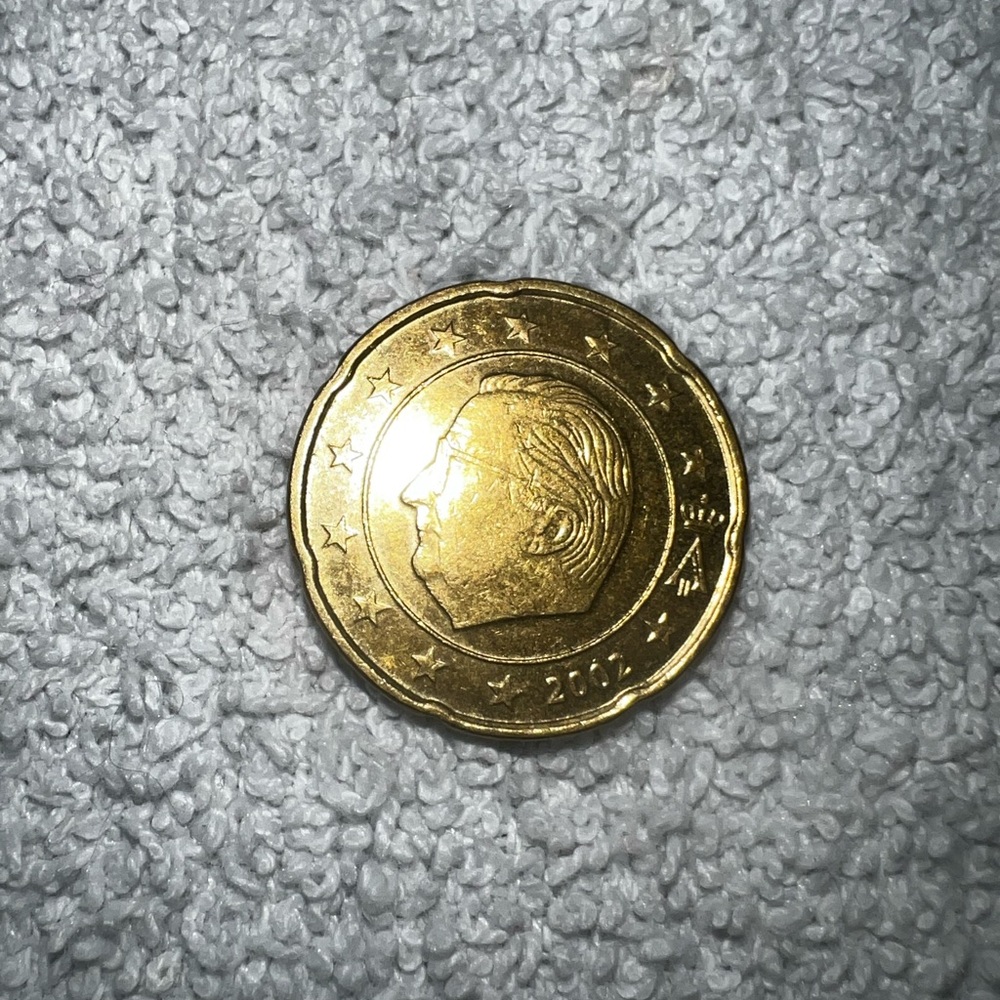 2002 20 Euro Cent.  RARE!!!